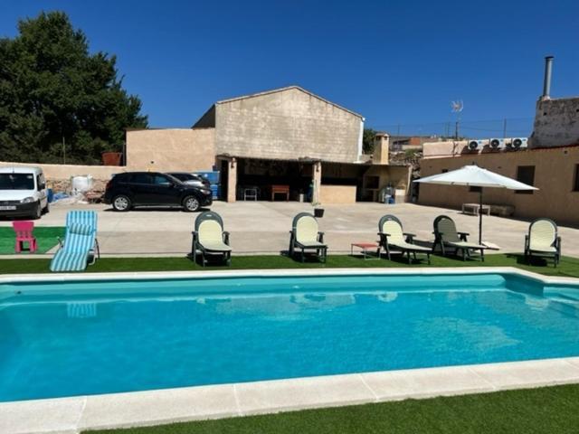 Villa Rural Con Amplia Piscina Campillo de Altobuey Exteriér fotografie